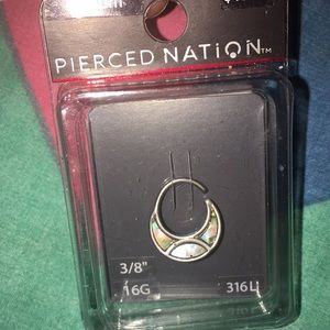 16 gauge septum ring!